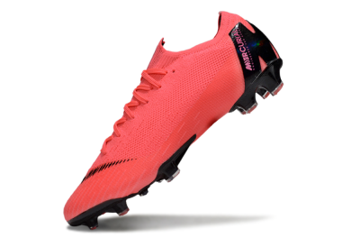 Nike Mercurial Vapor 12 Elite FG Firm Ground Soccer Cleats - Red/Black/Pink