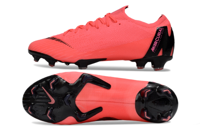 Nike Mercurial Vapor 12 Elite FG Firm Ground Soccer Cleats - Red/Black/Pink