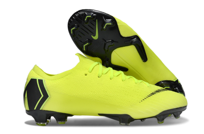 Nike Mercurial Vapor 12 Elite FG Firm Ground Soccer Cleats - Yellow/Black