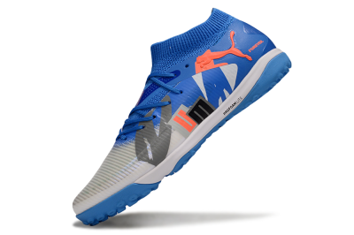 Puma Future 8 Ultimate TF Artificial Turf Soccer Shoes - Blue/White/Orange
