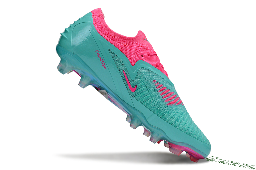 Nike Phantom 6 Low Elite FG Firm Ground Soccer Cleats - Jade/Pink 4
