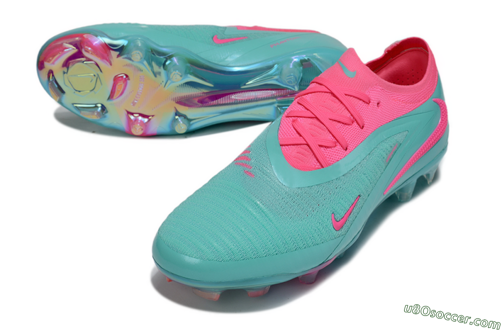 Nike Phantom 6 Low Elite FG Firm Ground Soccer Cleats - Jade/Pink 3