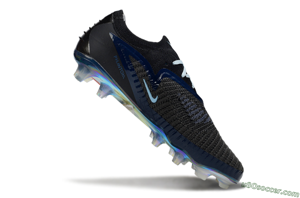 Nike Phantom 6 Low Elite FG Firm Ground Soccer Cleats - Black/Blue/Red 4