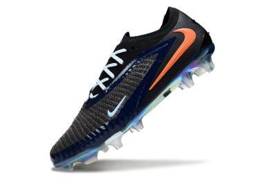 Nike Phantom 6 Low Elite FG Firm Ground Soccer Cleats - Black/Blue/Red