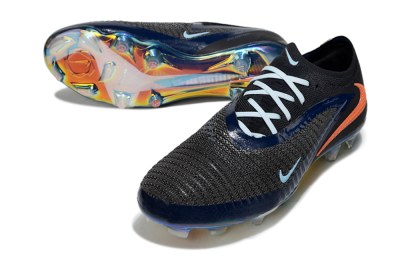 Nike Phantom 6 Low Elite FG Firm Ground Soccer Cleats - Black/Blue/Red