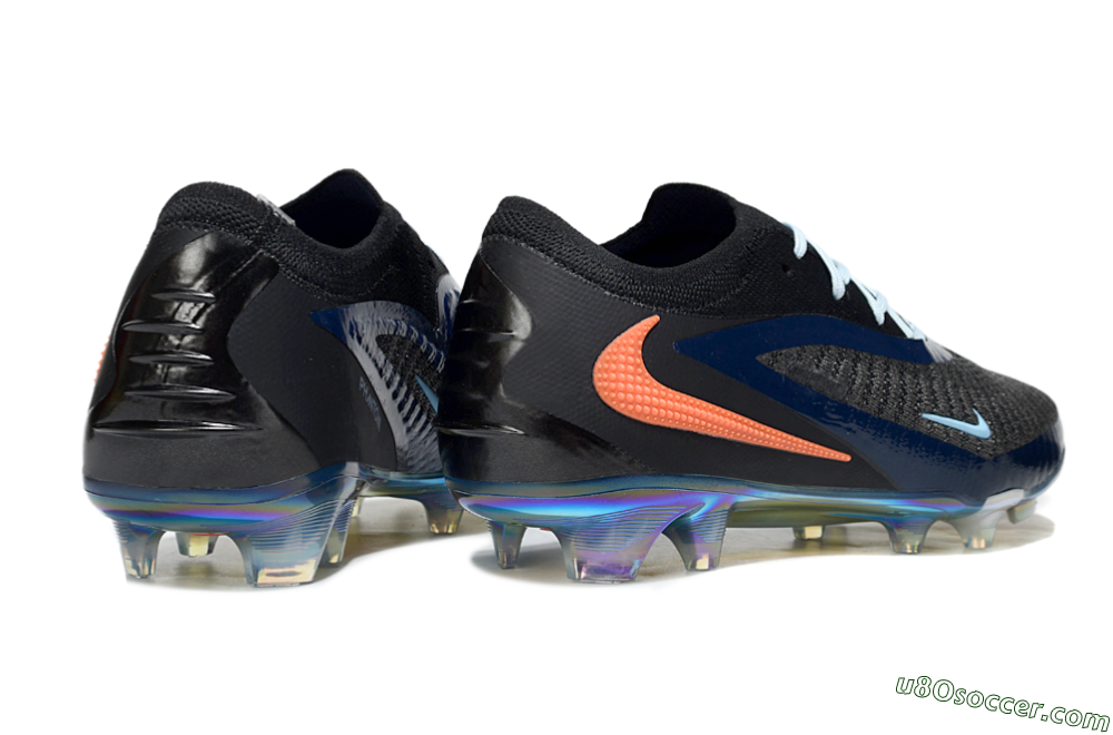 Nike Phantom 6 Low Elite FG Firm Ground Soccer Cleats - Black/Blue/Red 6