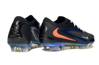 Nike Phantom 6 Low Elite FG Firm Ground Soccer Cleats - Black/Blue/Red