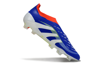 Adidas Predator 25 Elite Laceless FG Firm Ground Soccer Cleats - Blue/White/Red