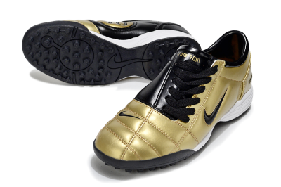 Nike Total 90 III TF Artificial Turf Soccer Shoes - Gold/Black/White