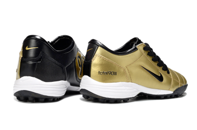 Nike Total 90 III TF Artificial Turf Soccer Shoes - Gold/Black/White