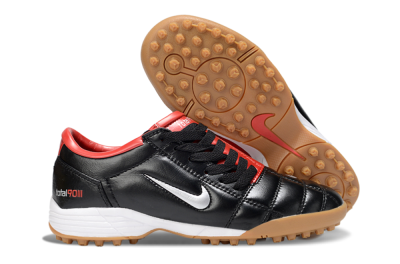 Nike Total 90 III TF Artificial Turf Soccer Shoes - Black/Silver/Red
