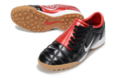 Nike Total 90 III TF Artificial Turf Soccer Shoes - Black/Silver/Red