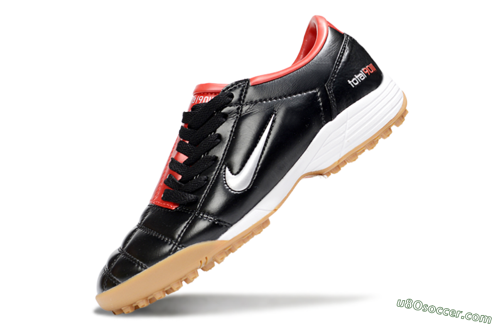 Nike Total 90 III TF Artificial Turf Soccer Shoes - Black/Silver/Red 5