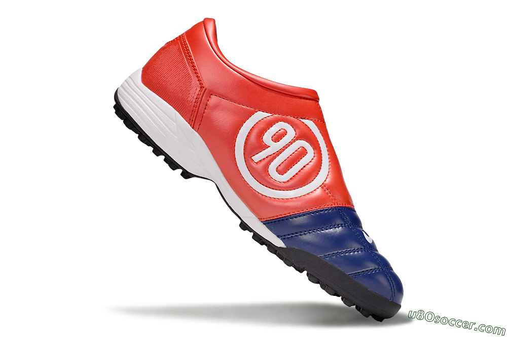 Nike Total 90 III TF Artificial Turf Soccer Shoes - Blue/White/Red 4
