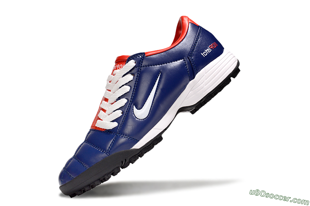 Nike Total 90 III TF Artificial Turf Soccer Shoes - Blue/White/Red 5