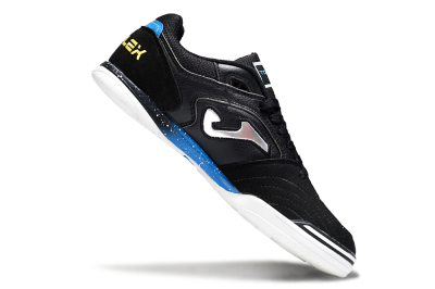 Joma Top Flex IC Indoor & Futsal Soccer Shoes - Black/Silver/Blue