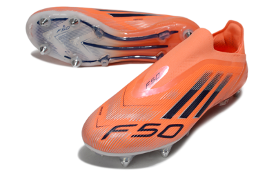 Adidas F50 Elite Laceless SG Soft Ground Soccer Cleats - Red/Black/Silver