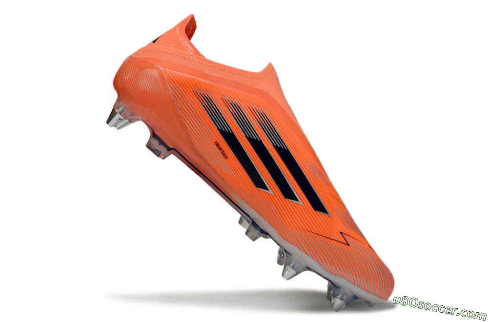 Adidas F50 Elite Laceless SG Soft Ground Soccer Cleats - Red/Black/Silver 4