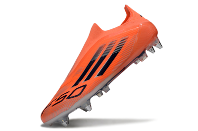 Adidas F50 Elite Laceless SG Soft Ground Soccer Cleats - Red/Black/Silver