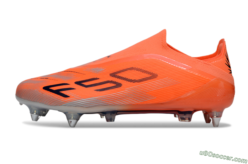 Adidas F50 Elite Laceless SG Soft Ground Soccer Cleats - Red/Black/Silver 2