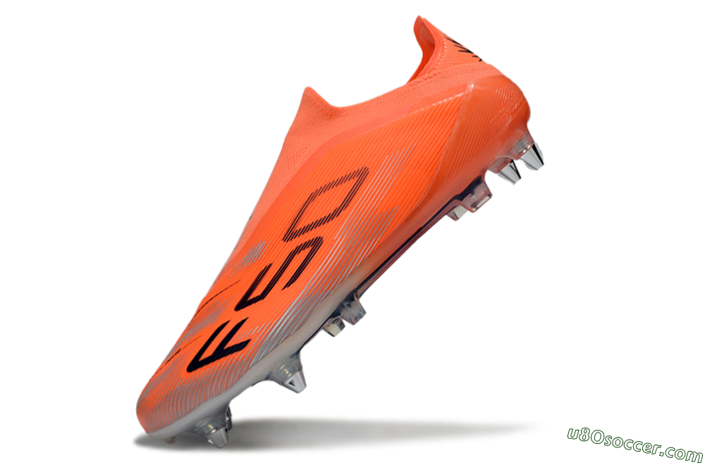 Adidas F50 Elite Laceless SG Soft Ground Soccer Cleats - Red/Black/Silver 5