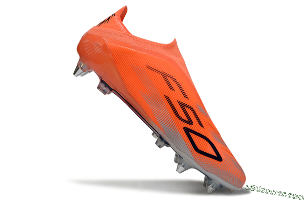 Adidas F50 Elite Laceless SG Soft Ground Soccer Cleats - Red/Black/Silver 4