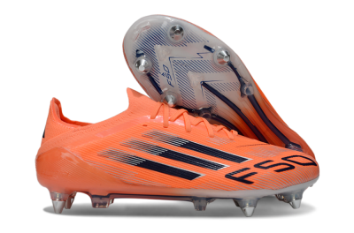 Adidas F50 Elite SG Soft Ground Soccer Cleats - Red/Black/Silver