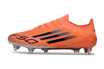 Adidas F50 Elite SG Soft Ground Soccer Cleats - Red/Black/Silver