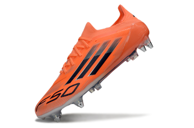 Adidas F50 Elite SG Soft Ground Soccer Cleats - Red/Black/Silver