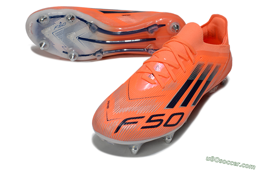 Adidas F50 Elite SG Soft Ground Soccer Cleats - Red/Black/Silver 3