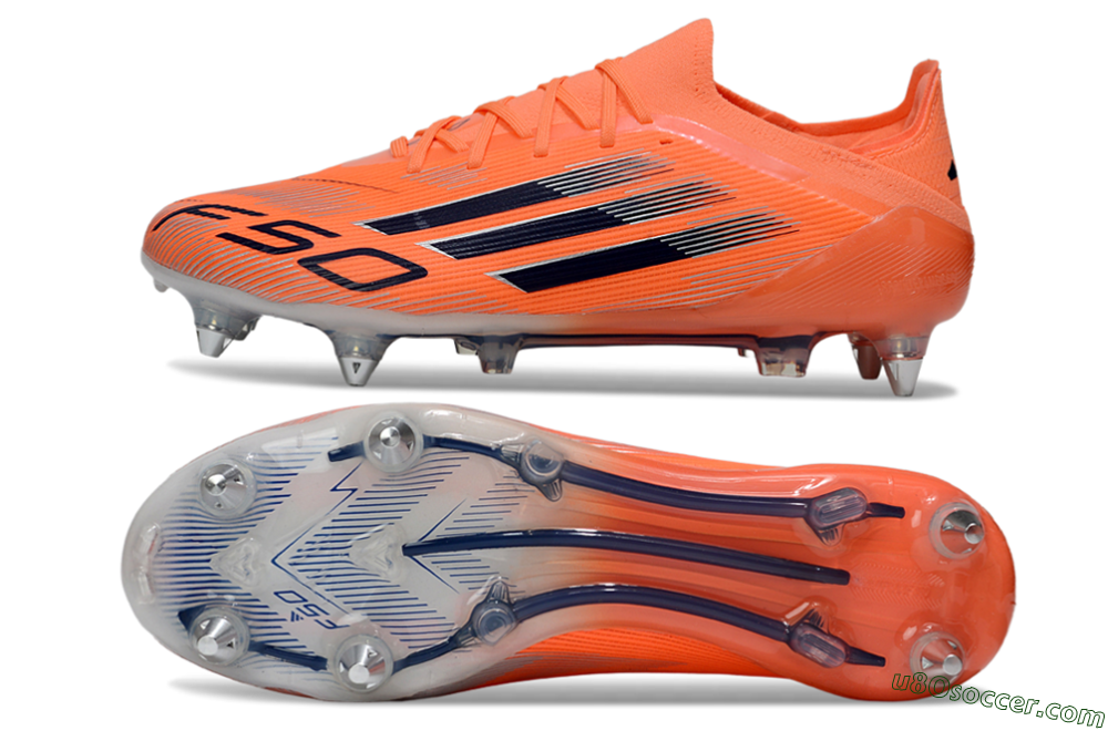 Adidas F50 Elite SG Soft Ground Soccer Cleats - Red/Black/Silver 0