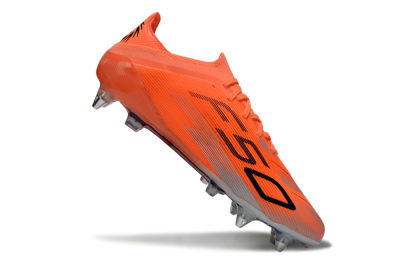 Adidas F50 Elite SG Soft Ground Soccer Cleats - Red/Black/Silver