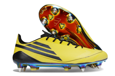 Adidas F50 Elite SG Soft Ground Soccer Cleats - Yellow/Black/Gold