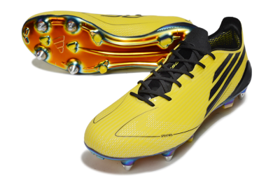 Adidas F50 Elite SG Soft Ground Soccer Cleats - Yellow/Black/Gold
