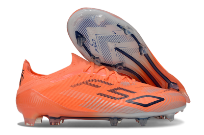 Adidas F50 Elite FG Firm Ground Soccer Cleats - Red/Black/Silver
