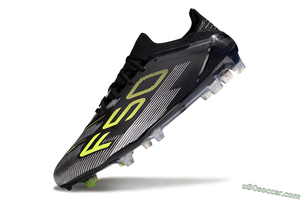 Adidas F50 Elite FG Firm Ground Soccer Cleats - Black/Yellow/Silver 5