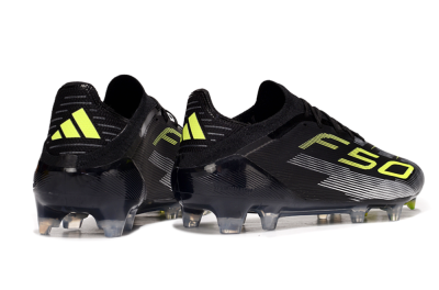 Adidas F50 Elite FG Firm Ground Soccer Cleats - Black/Yellow/Silver
