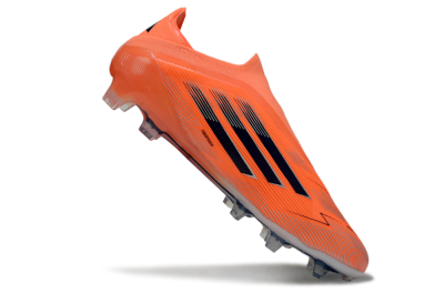 Adidas F50 Elite Laceless FG Firm Ground Soccer Cleats - Red/Black/Silver