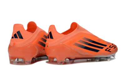 Adidas F50 Elite Laceless FG Firm Ground Soccer Cleats - Red/Black/Silver