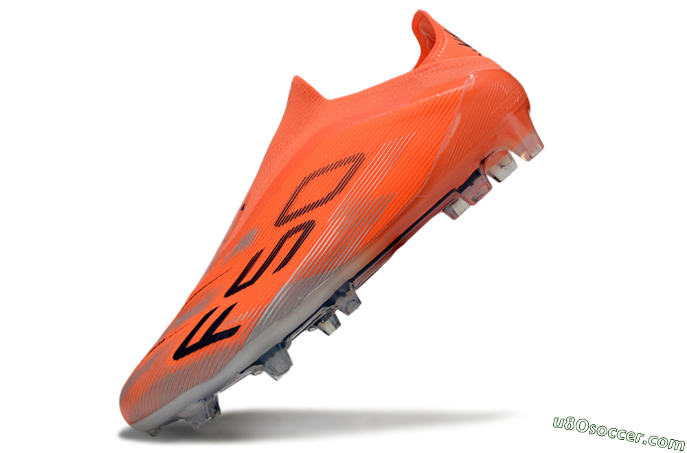 Adidas F50 Elite Laceless FG Firm Ground Soccer Cleats - Red/Black/Silver 5