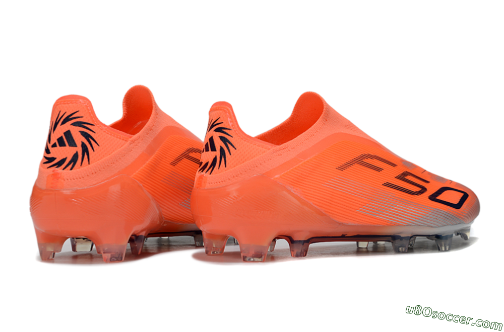 Adidas F50 Elite Laceless FG Firm Ground Soccer Cleats - Red/Black/Silver 6
