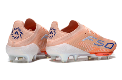 Adidas F50+ Elite Lightstrike Pro FG Firm Ground Soccer Cleats - Pink/Orange/White