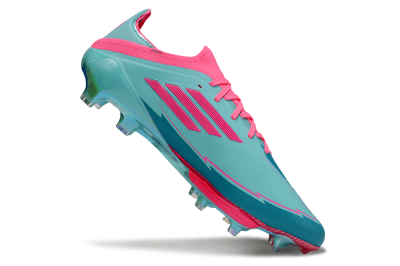 Messi x Adidas F50+ Elite Lightstrike Pro FG Firm Ground Soccer Cleats - Jade/Pink