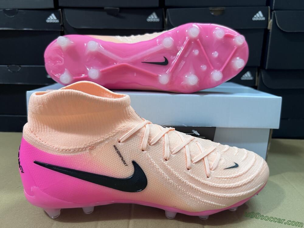 Nike Phantom Luna Elite AG Artificial Grass Soccer Cleats - Pink/Black