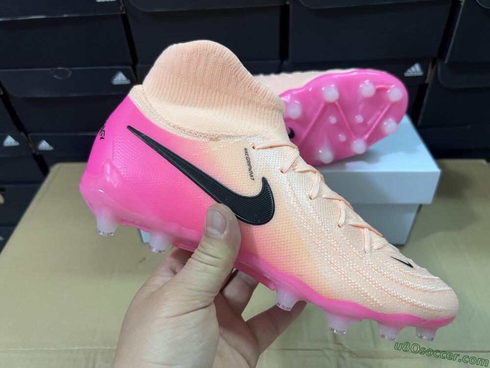 Nike Phantom Luna Elite AG Artificial Grass Soccer Cleats - Pink/Black