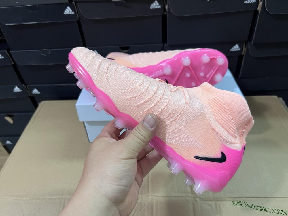 Nike Phantom Luna Elite AG Artificial Grass Soccer Cleats - Pink/Black