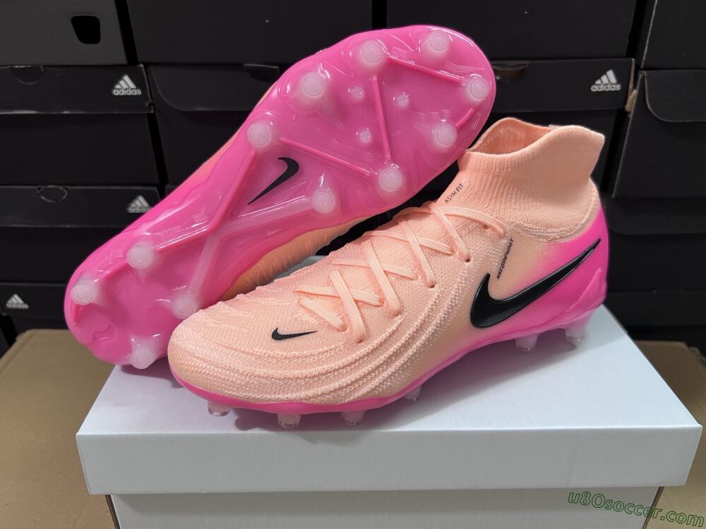 Nike Phantom Luna Elite AG Artificial Grass Soccer Cleats - Pink/Black