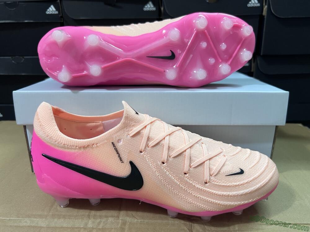 Nike Phantom GX 2 Elite AG Artificial Grass Soccer Cleats - Pink/Black