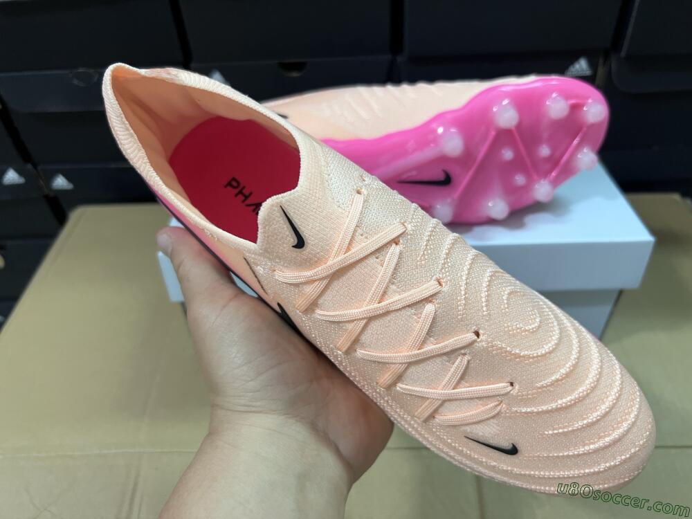 Nike Phantom GX 2 Elite AG Artificial Grass Soccer Cleats - Pink/Black