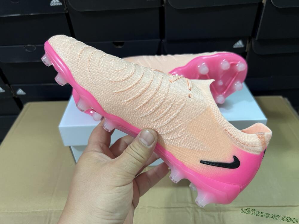 Nike Phantom GX 2 Elite AG Artificial Grass Soccer Cleats - Pink/Black